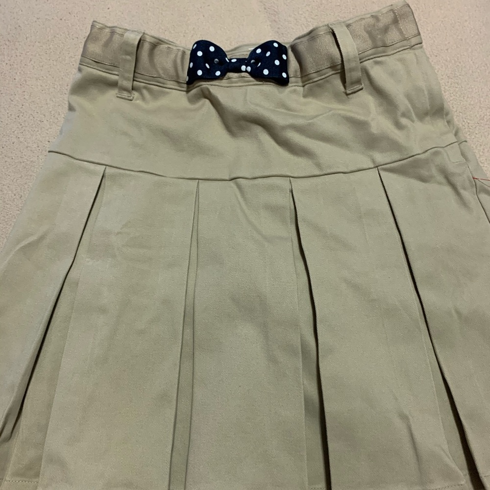 Cat & Jack Girls Stretch Twill Shorts - Beige Sz 7